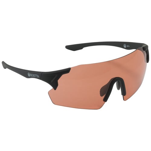 BERETTA Challenge EVO Glasses Orange Lens Black Frame for sale at KYGUNCO.