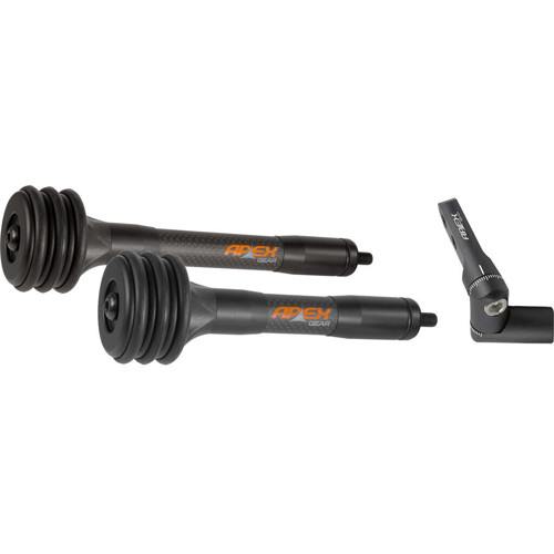 APEX GEAR End Game 6" & 8" Bow Stabilizer Kit for sale at KYGUNCO.