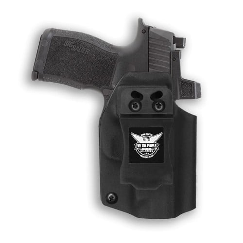 WE THE PEOPLE Sig P365/P365X/P365SAS w/ Red Dot IWB Black Kydex Holster | Left Hand for sale at KYGUNCO.