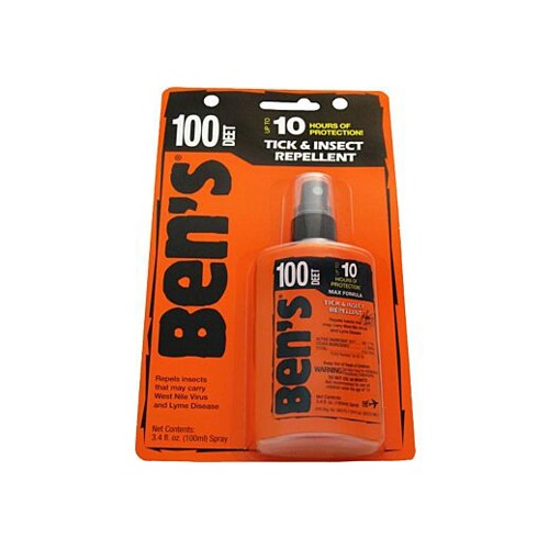 BEN'S 100% Deet 10 Hour Insect Repellent | 3.4 Oz for sale at KYGUNCO.