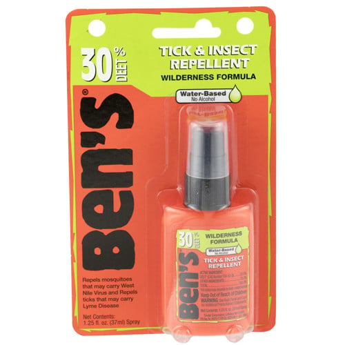 BEN'S Spray Repels Ticks Biting Insects 1.25oz 8hr for sale at KYGUNCO.