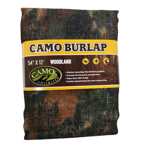 CAMO UNLIMITED Burlap Woodland 54" x 12" for sale at KYGUNCO.
