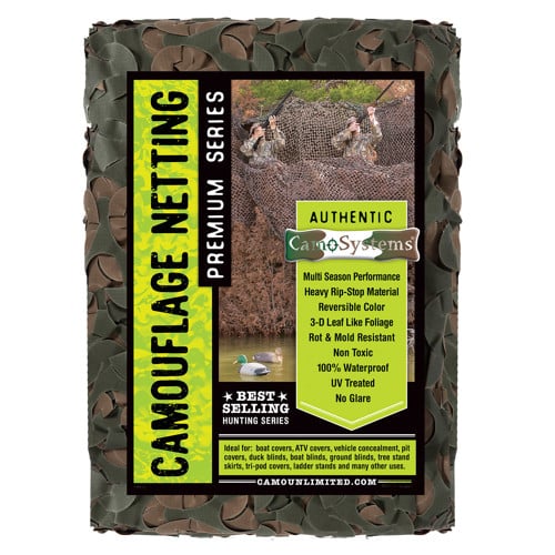 CAMO UNLIMITED Premium Netting 3.10' x 9.10 Green/Brown for sale at KYGUNCO.