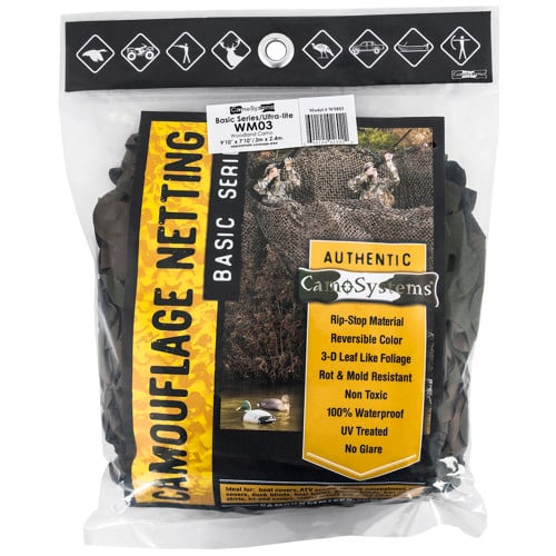 CAMO UNLIMITED Basic Netting 7.10'x9.10' Ultra-Lite Green/Brown for sale at KYGUNCO.