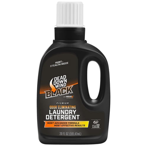 DEAD DOWN WIND Black Laundry Detergent Odor Eliminator 20oz for sale at KYGUNCO.