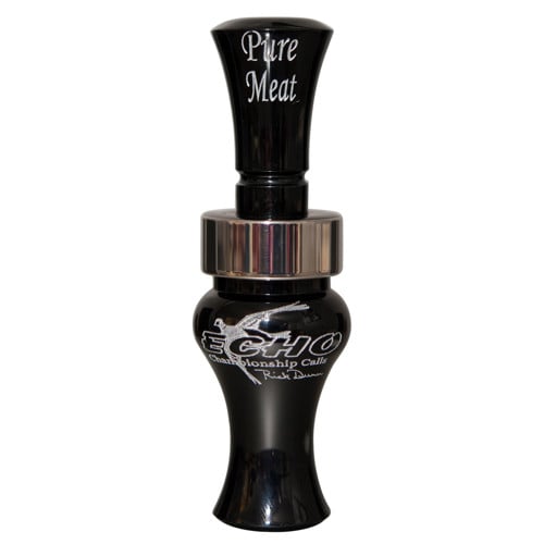 ECHO CALLS Pure Meat Open Double Reed Mallard Duck Call Black for sale at KYGUNCO.