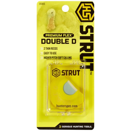HUNTERS SPECIALTIES Double D Double Reed Hen Turkey Call Yellow for sale at KYGUNCO.