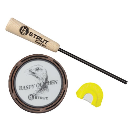 HUNTERS SPECIALTIES Raspey Old Hen Friction Hen Turkey Call Glass/Crbn for sale at KYGUNCO.