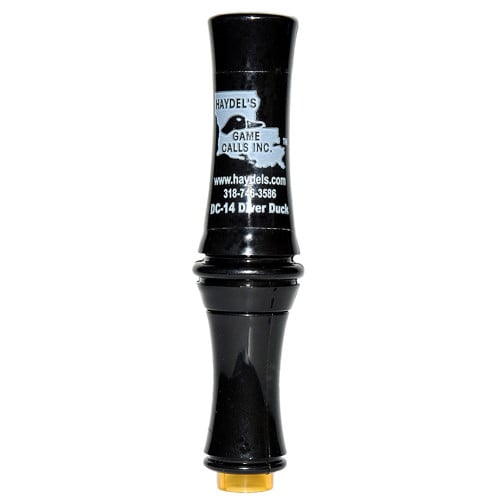 HAYDEL'S GAME CALLS Diver Open Duck Call Black Acrylic for sale at KYGUNCO.