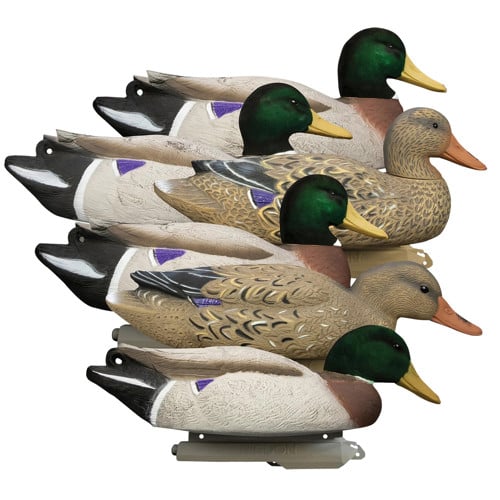 HIGDON Battleship Oversized Mallard Flock Head Decoys 6pk for sale at KYGUNCO.