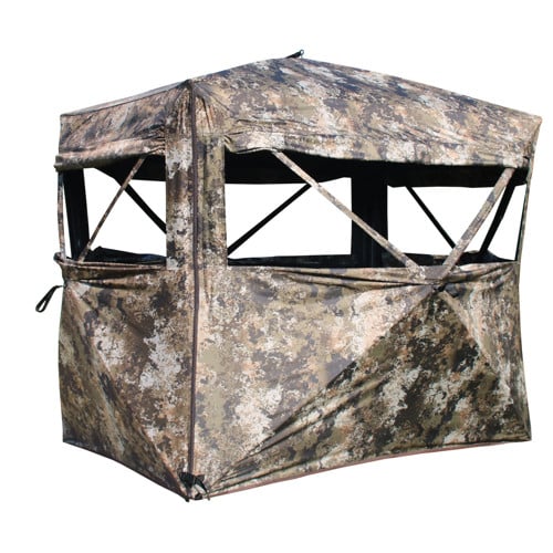 MUDDY Garage 48x72x67 150D Poly Ground Blind Camo for sale at KYGUNCO.