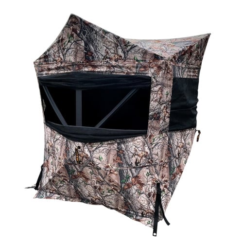MUDDY Twin Peaks Hub-Style70"x58" 600D Ground Blind Camo for sale at KYGUNCO.
