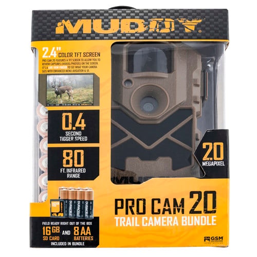 MUDDY Pro-Cam 20 Combo LCD Display 20MP Brown for sale at KYGUNCO.