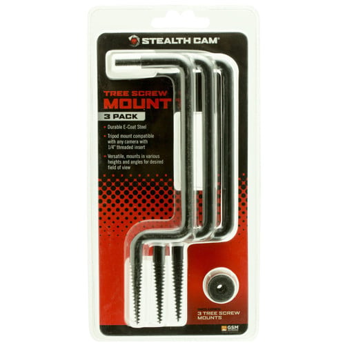 STEALTH CAM Tree Screw Mounts 1/4"-20 Threads 3pk for sale at KYGUNCO.