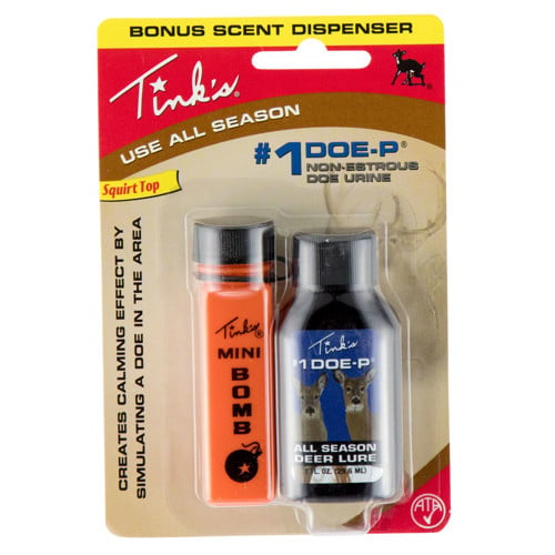 TINKS #1 Doe-P w/Mini Bomb Doe Urine 1oz for sale at KYGUNCO.