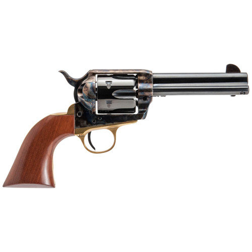 CIMARRON Pistolero 9mm 4.7" 6rd - Case Hardened w/ Walnut Grips for sale at KYGUNCO.