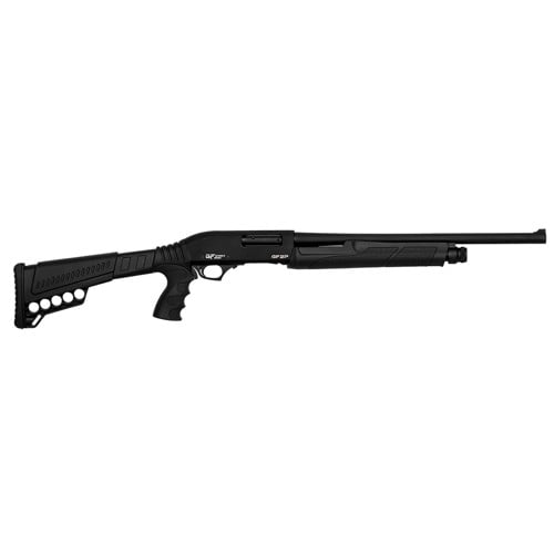 GFORCE ARMS GF2P 12 Gauge 3" 20" 7rd Pump Shotgun | Tactical Grey w/ 5 Shell Carrier Stock for sale at KYGUNCO.