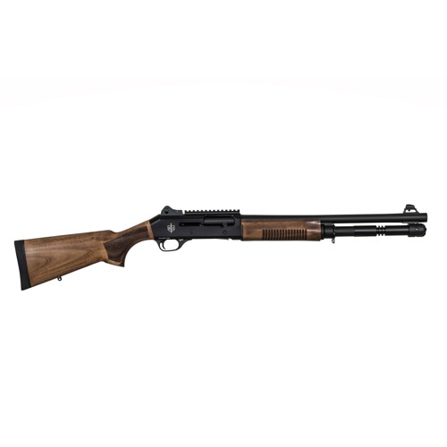 MILITARY ARMAMENT CORP Mac 1014 12 Gauge 3" 18.5" 5rd Semi-Auto Shotgun - Black | Walnut for sale at KYGUNCO.