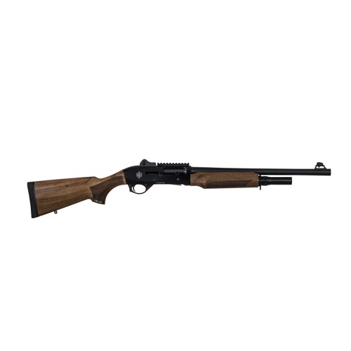 MILITARY ARMAMENT CORP MAC 2 Tactical 12 Gauge 3" 18.5" 4rd Semi-Auto Shotgun - Black | Walnut for sale at KYGUNCO.