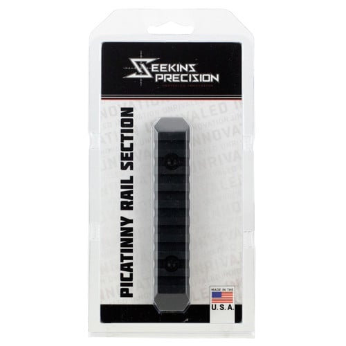 SEEKINS PRECISION M-LOK 9 Slot Rail Section Aluminum Black for sale at KYGUNCO.