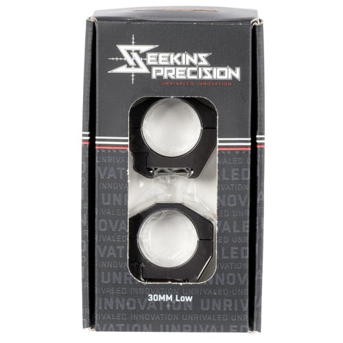 SEEKINS PRECISION Scope Ring .82" Low 30mm 4 Cap Screw Black for sale at KYGUNCO.