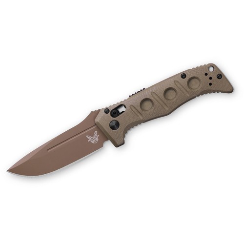 BENCHMADE Sibert Mini Adamas AUTO Folding Knife 3.25" Drop Point Blade | ODG G10 Handles for sale at KYGUNCO.