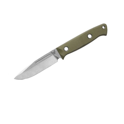 BENCHMADE Bushcrafter OD Green G10 Drop-Point for sale at KYGUNCO.