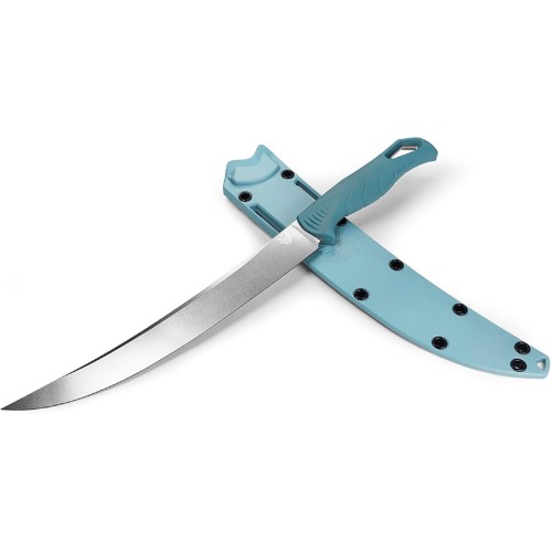 BENCHMADE Fishcrafter Trailing Point Depth Blue Santoprene for sale at KYGUNCO.