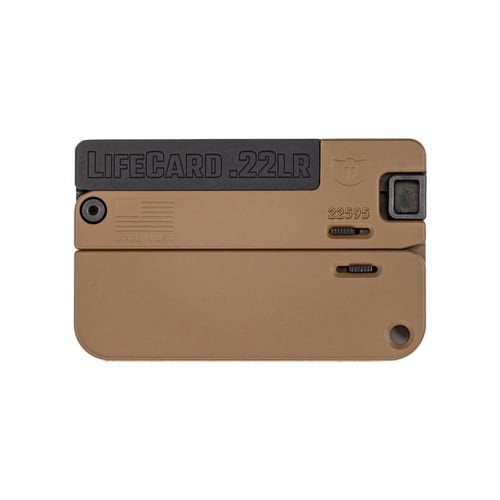 TRAILBLAZER FIREARMS LifeCard 22LR 2.5" Single Shot Pocket Pistol | Barret Brown for sale at KYGUNCO.