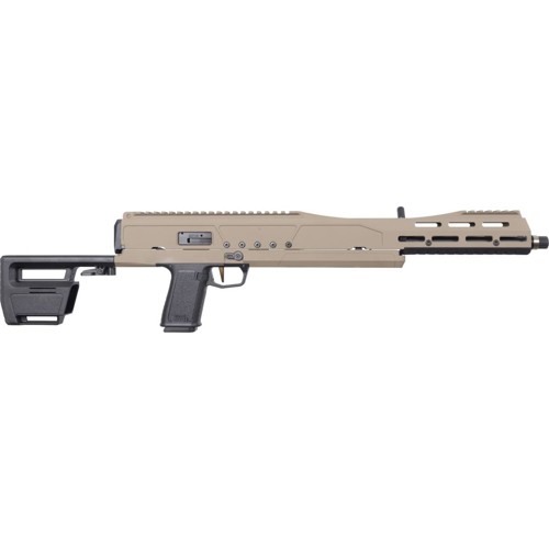 TRAILBLAZER FIREARMS Pivot 9mm 16" 10rd Semi-Auto Rifle w/ Threaded Barrel & Folding Stock | FDE for sale at KYGUNCO.