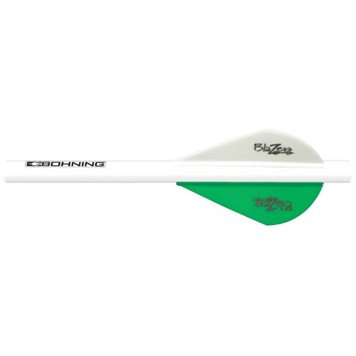 BOHNING Blazer Quikfletch Green/White 6pk for sale at KYGUNCO.