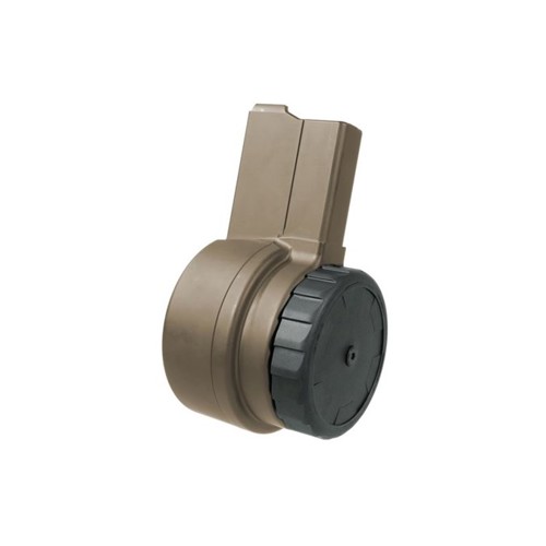 WARRIER SYSTEMS W-15 50rd Drum Magazine | FDE for sale at KYGUNCO.