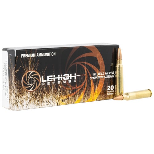 LEHIGH DEFENSE 223 Rem 62gr Controlled CHaos Ammunition | 20 Rounds for sale at KYGUNCO.