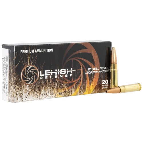 LEHIGH DEFENSE 300 AAC Blackout 115gr Controlled Chaos Ammunition | 20 Rounds for sale at KYGUNCO.