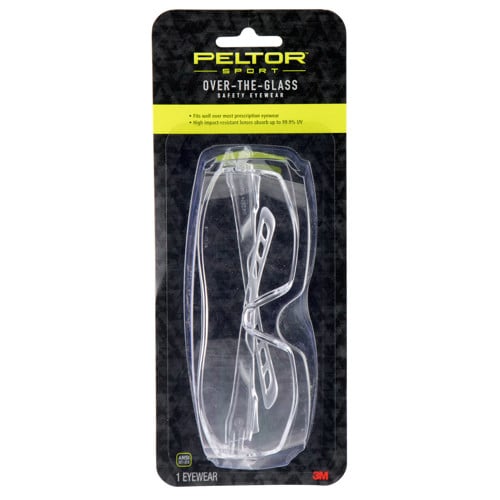 3M PELTOR Sport Over the Glass Adult Clear Lens /Clear Frame for sale at KYGUNCO.