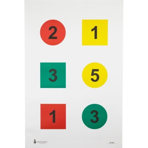 ACTION TARGET DT-4A Discretionary Command Training 23x35 Target | 100 Count for sale at KYGUNCO.