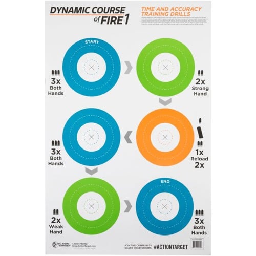 ACTIONT ARGET DCFIRE1 Game Series 23x35" Target | 100 Count for sale at KYGUNCO.