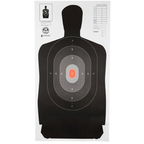 ACTION TARGET B27 NC Criminal Justice Academy 24x45" Target | 100 Count for sale at KYGUNCO.