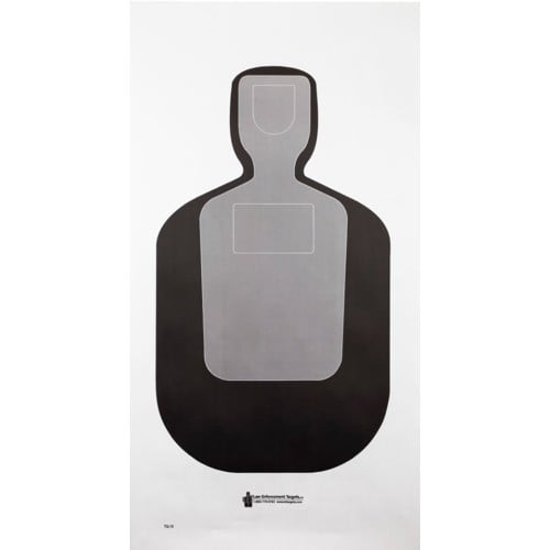 ACTION TARGET TQ-19 25-Yard Silhouette 24x45" Target | 100 Count for sale at KYGUNCO.