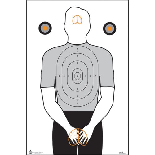 ACTION TARGET Politically Incorrect Ladies 23x35 Blk/Grey 100pk for sale at KYGUNCO.