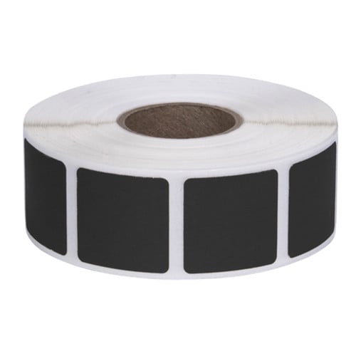 ACTION TARGET Target Paster 7/8" Sq Bullet Hole Repair Blk 1000 for sale at KYGUNCO.