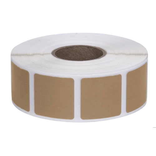 ACTION TARGET Target Paster 7/8" Sq Bullet Hole Repair Brn 1000 for sale at KYGUNCO.
