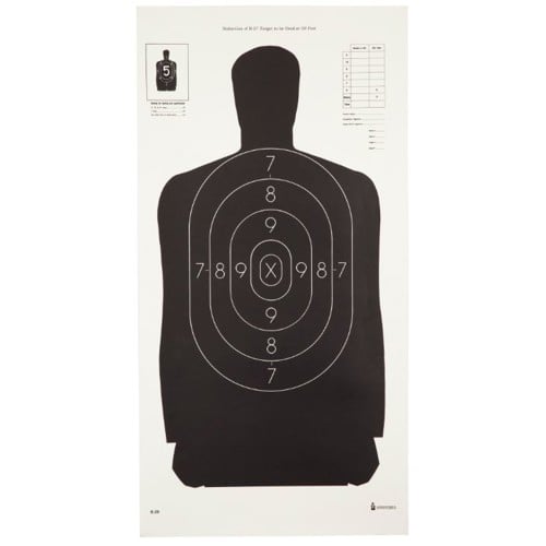 ACTION TARGET B-29 Qualification 11.5x22" Target | 100 Count for sale at KYGUNCO.