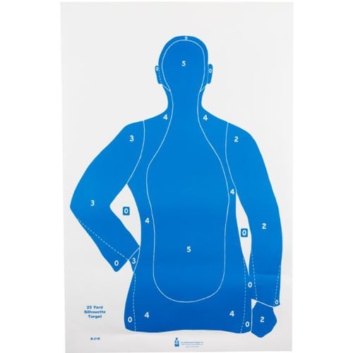ACTION TARGET B-21E Blue Cardstock 23x35" Target | 100 Count for sale at KYGUNCO.