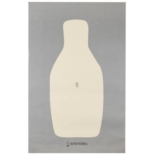 ACTION TARGET Q-T FBI/DEA Center Mass Q 22.5x34.5" Target | 100 Count for sale at KYGUNCO.