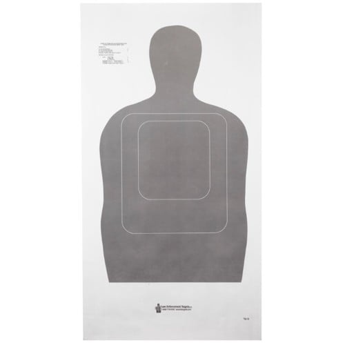 ACTION TARGET TQ-15 Standard 25-Yard Grey Silhouette 24x45" Target | 100 Count for sale at KYGUNCO.