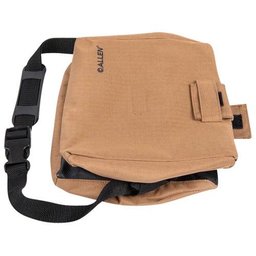 ALLEN Bench Shooting Bag Empty Black/Tan 600D Polyester for sale at KYGUNCO.