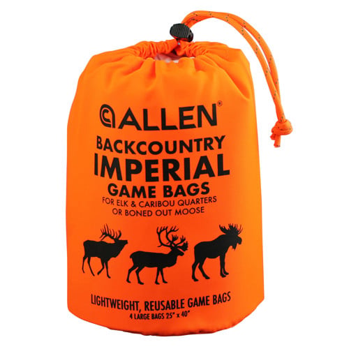 ALLEN BackCountry Imperial Elk Game Bag Set Orange 4Bags for sale at KYGUNCO.
