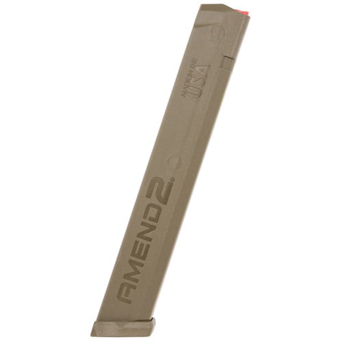 AMEND2 Glock 17/19/26 A2-Stick 9mm 34rd Magazine FDE for sale at KYGUNCO.