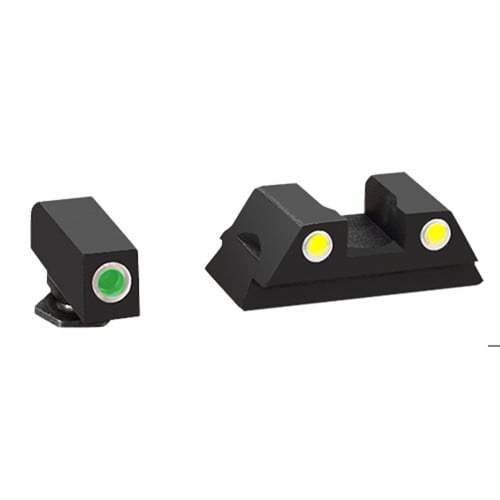 AMERIGLO Classic Sight 3 Dot fits Glock 42/43 Green, Yellow for sale at KYGUNCO.